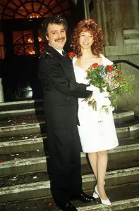 Helen Worth actress of Coronation Street marries Michael Angelis