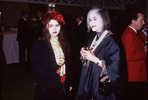 Awards And Honours Prints: Helena Bonham Carter actress and mother Elena at Evening Standard Film Awards
