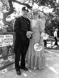 Hello, Hello, whos this then? its George Beadle in Police uniform