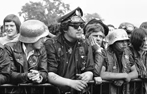 00100 Prints: Hells Angels in Hyde Park during the concert headlined by the Rolling Stones