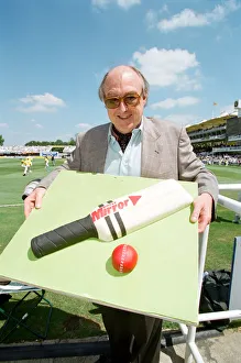 Ground Prints: Henry Blofeld Cricket Commentator for the BBC and a Journalist for The Independent is