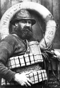 Occupations Prints: Henry Freeman, the sole survivor of the Whitby lifeboat disaster of 1861 in which twelve