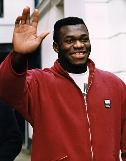 Herbie Hide Boxer attends the BBC hearing Boxing Dbase