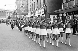 Take Me High 1973, filming procession scenes on the streets of Birmingham