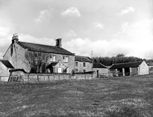 00076 Prints: High Barnes Farm Wall, where the Ridley family have farmed for more than 100 years
