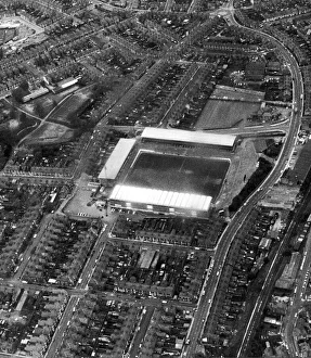 Highfield Road, home to Coventry City Football Club seen here from an aerial view with