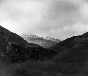 00967 Prints: The Hills of Argyllshire. The rest and be thankful scenery has all the merits claimed of