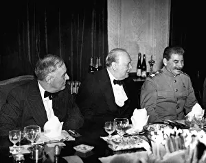 Minister Prints: A historic photograph taken on the occasion of Mr Winston Churchill