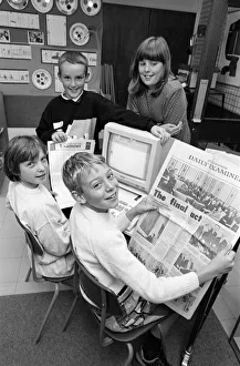 Publishing Prints: Hold the front page... ! With deadline approaching budding newshounds at Meltham County