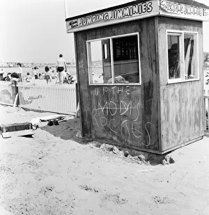Coast Prints: Holiday scenes on Whit Sunday at Margate, Kent. Pictured
