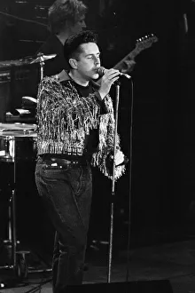 Holly Johnson performing at the Stand by Me: AIDS Day Benefit concert at Wembley Arena