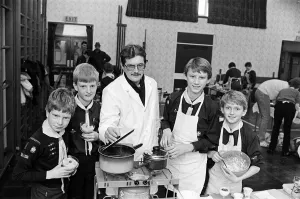 Siblings Prints: Holme Valley Scouts have held their annual indoor cooking competition