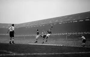 Home Championship International and 1954 World Cup Qualifying match at Goodison Park
