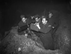 01472 Prints: Home Guard Round Up Enemy'in Birmingham All-Night Test