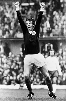 Arms Raised Prints: Home International Championship match at Hampden Park, Glasgow