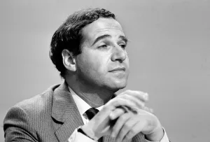 00429 Prints: Home Secretary Leon Brittan pictured at the Conservative Party Conference in Brighton