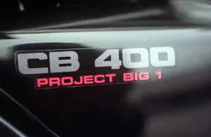 Honda Prints: Honda CB 400 Motorbike Project Big 1 Japanese import October 1997