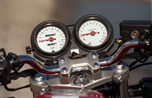 Honda Prints: The Honda Hornet 600CC Motorbike April 1998 White dials