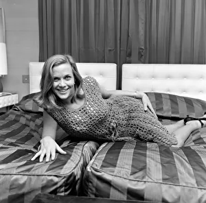 00513 Prints: Honor Blackman, actress, in Manchester to launch her book on self defence