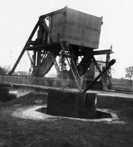 D Day Prints: Horsa Bridge - Pont de Ranville is a road bridge spanning the Orne River about 350m east