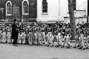The Horse Rangers of the Commonwealth Association paraded in Trafalgar Sqand were