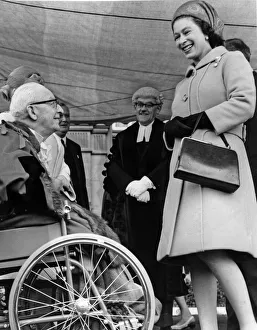 Out of hospital for the royal occasion awaiting an operation on his foot was the Mayor of