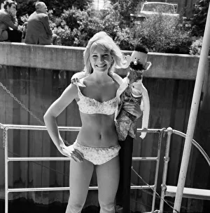 A hostess for the children, thats 18 year old Bonita Shawe from Enfield