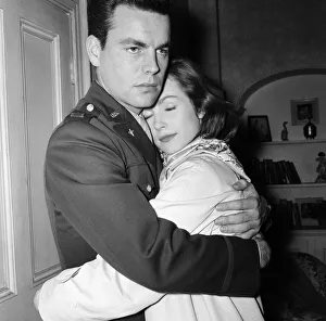Kiss Prints: For three hours American film star Robert Wagner was kissing Shirley Anne Field to get