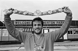 Only a few hours after becoming the new British Heavyweight Champion - David Pearce