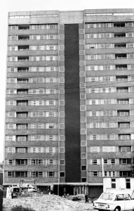 Mill House high rise flats at Spital Tongues in Newcastle 20 September 1967