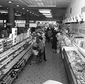 House wives seen here at the Bexley Heath Co-Op supermarket doing the weekly