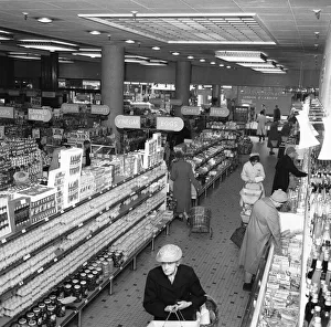 House wives seen here at the Bexley Heath Co-Op supermarket doing the weekly
