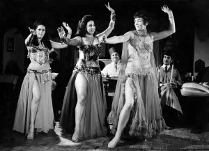 Two Housewives who told The Bernard Braden Show they wished to try their hand at Belly