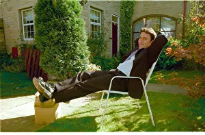 00247 Prints: Howard Nicholson, the son of infamous Pools winner Viv Nicholson, at home in Leeds