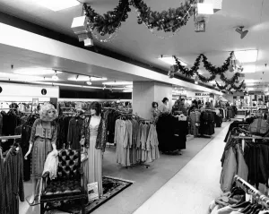 Store Prints: Howells department store, part of the huge display of ladies fashions at the store