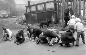 The Hoy Oot'on Tyneside and still an old tradition observed in the North East