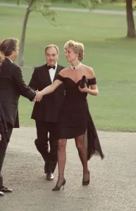 HRH Princess Diana, The Princess of Wales arrives for The Serpentine Gallery