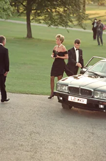 01514 Prints: HRH Princess Diana, The Princess of Wales arrives for The Serpentine GalleryOs summer