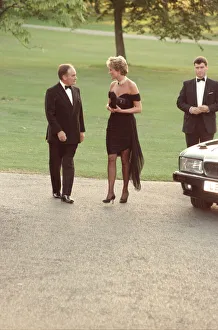 01514 Prints: HRH Princess Diana, The Princess of Wales arrives for The Serpentine GalleryOs summer