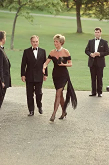 HRH Princess Diana, The Princess of Wales arrives for The Serpentine GalleryOs summer