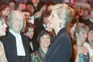 HRH Princess Diana, The Princess of Wales attends The Laurence Olivier Awards