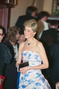 HRH Princess Diana, Princess of Wales attends the Premiere of Farewell to the King