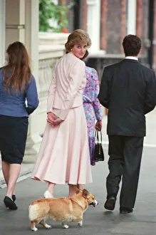 HRH Princess Diana, The Princess of Wales attends The Queen Mother