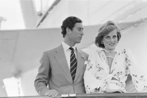 On Board Prints: HRH Princess Diana, The Princess of Wales in Gibraltar for her Honeymoon with her
