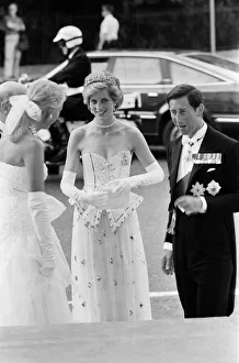 HRH Princess Diana, The Princess of Wales and HRH Prince Charles, The Prince of Wales