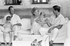 HRH Princess Diana, The Princess of Wales and her husband HRH Prince Charles
