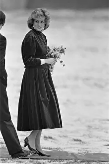 01085 Prints: HRH Princess Diana, The Princess of Wales and her husband HRH Prince Charles