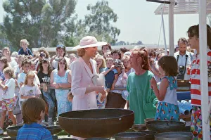 Catherine Walker Prints: HRH Princess Diana, The Princess of Wales during her tour of Australia in 1988