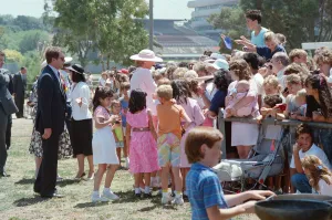 HRH Princess Diana, The Princess of Wales during her tour of Australia in 1988