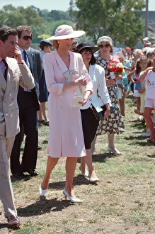 01085 Prints: HRH Princess Diana, The Princess of Wales during her tour of Australia in 1988